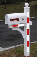 Mailbox Reflective Tape Safety Decals Driveway Marker Mail Box Post - Red/white Mailbox Reflective Tape Safety Decals Driveway Marker Mail Box Post - Red/white