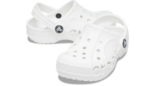 Crocs Kids Baya #207013-100 Classic White Clogs Girl's size c12 New with Tags! - Picture 1 of 6