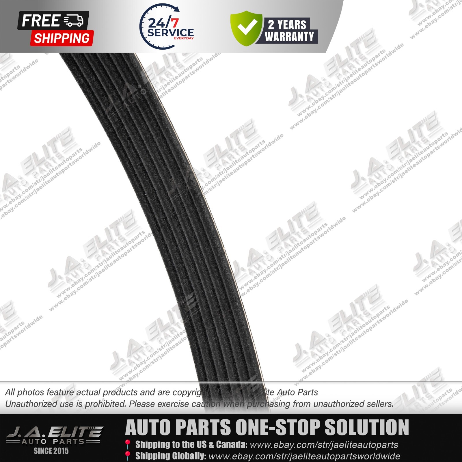 Genuine Compressor Alternator Belt Set fit Maserati Ghibli Quattroporte Levante