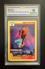 CC&G 10 JOYA CORONADA DAREDEVIL 1991 #2 IMPUL MARVEL UNIVERSE SUPER HEROES PSA🔥