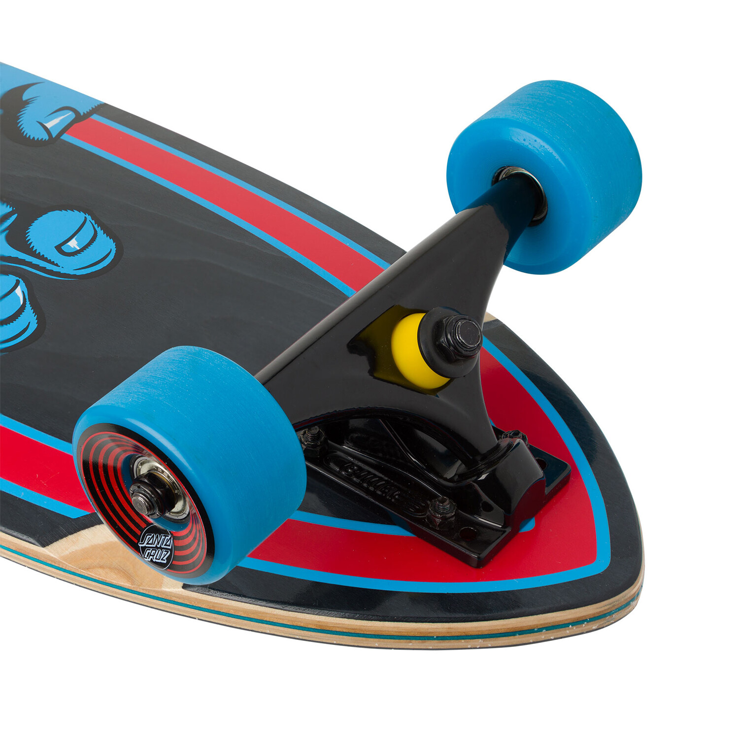 Santa Cruz Skateboards Screaming Hand Pintail Longboard Cruiser 9.2" x 33"
