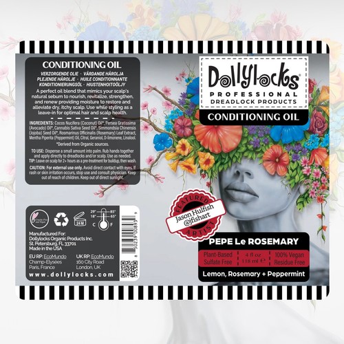 Dollylocks - Dreadlocks Conditioning Oil - Multiple Scents (4oz / 118ml) - Picture 11 of 13