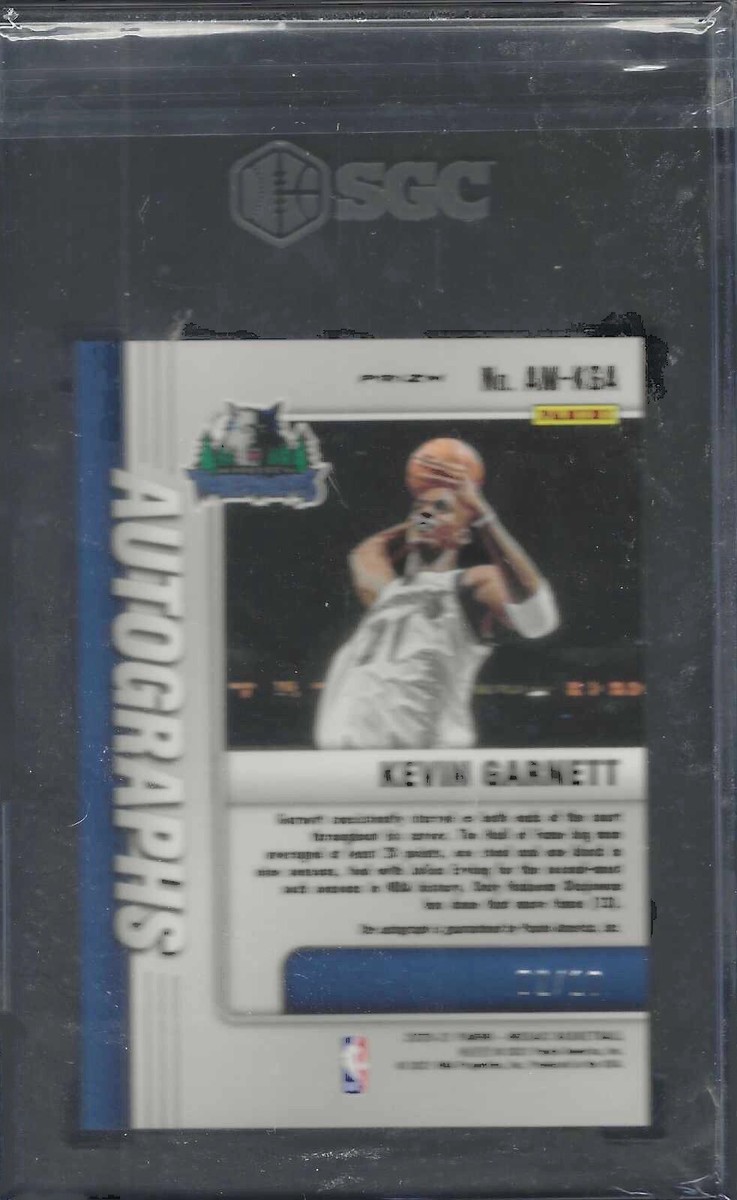 2020-21 Panini Mosaic - Autographs Mosaic Kevin Garnett #AM-KGA