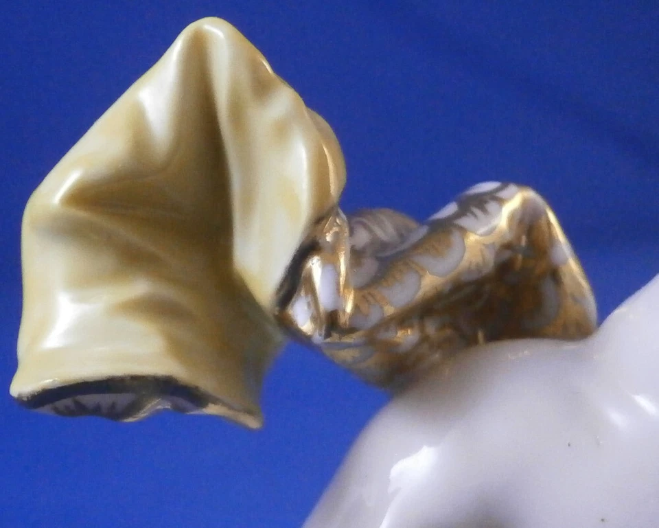 Polychrome Nymphenburg Porcelain Juno Peacock Figure Figurine Porzellan Figur - Image 4 of 4