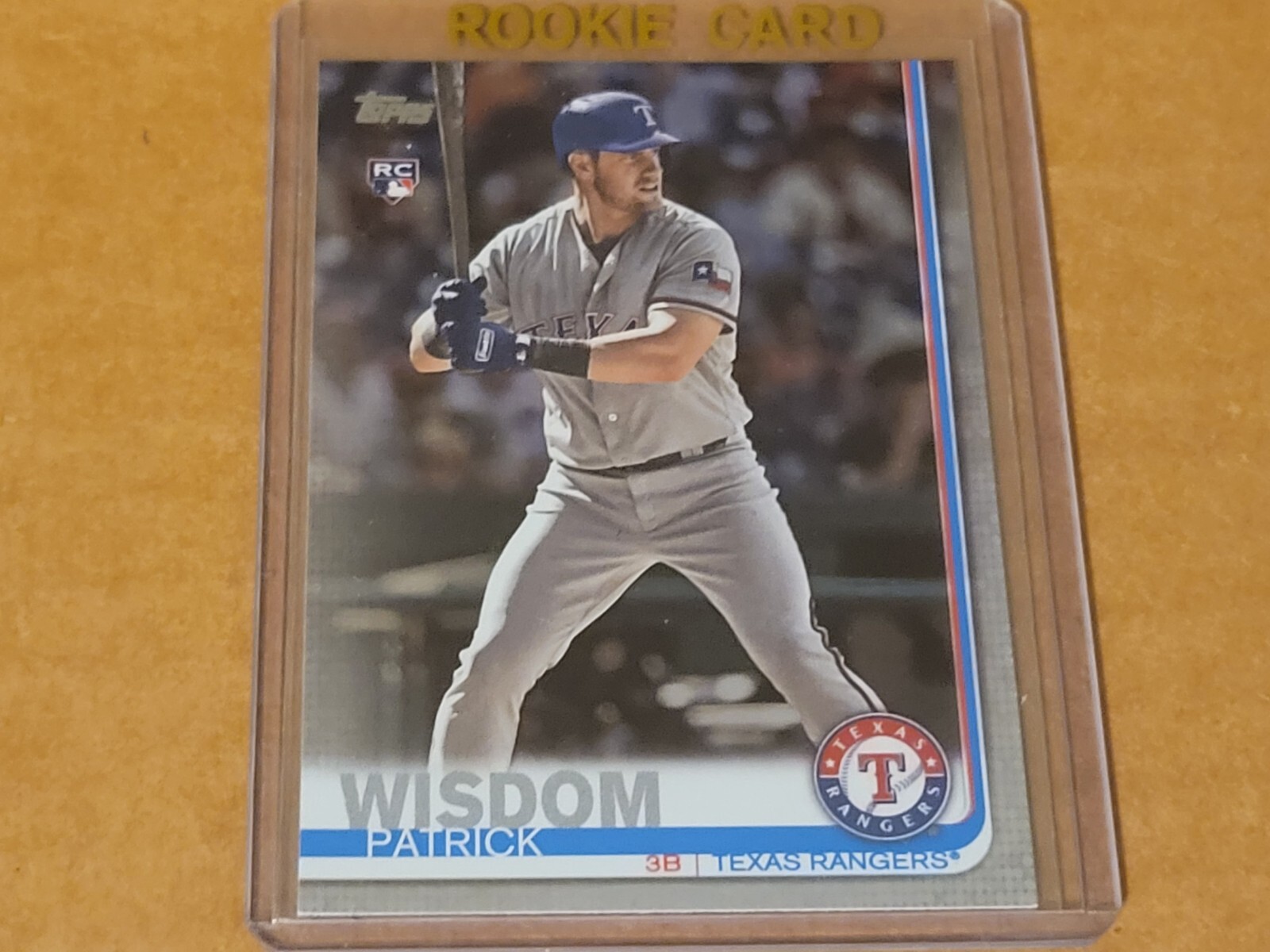2019 Topps #578 Patrick Wisdom RC Rainbow Foil Texas Rangers Nmmt
