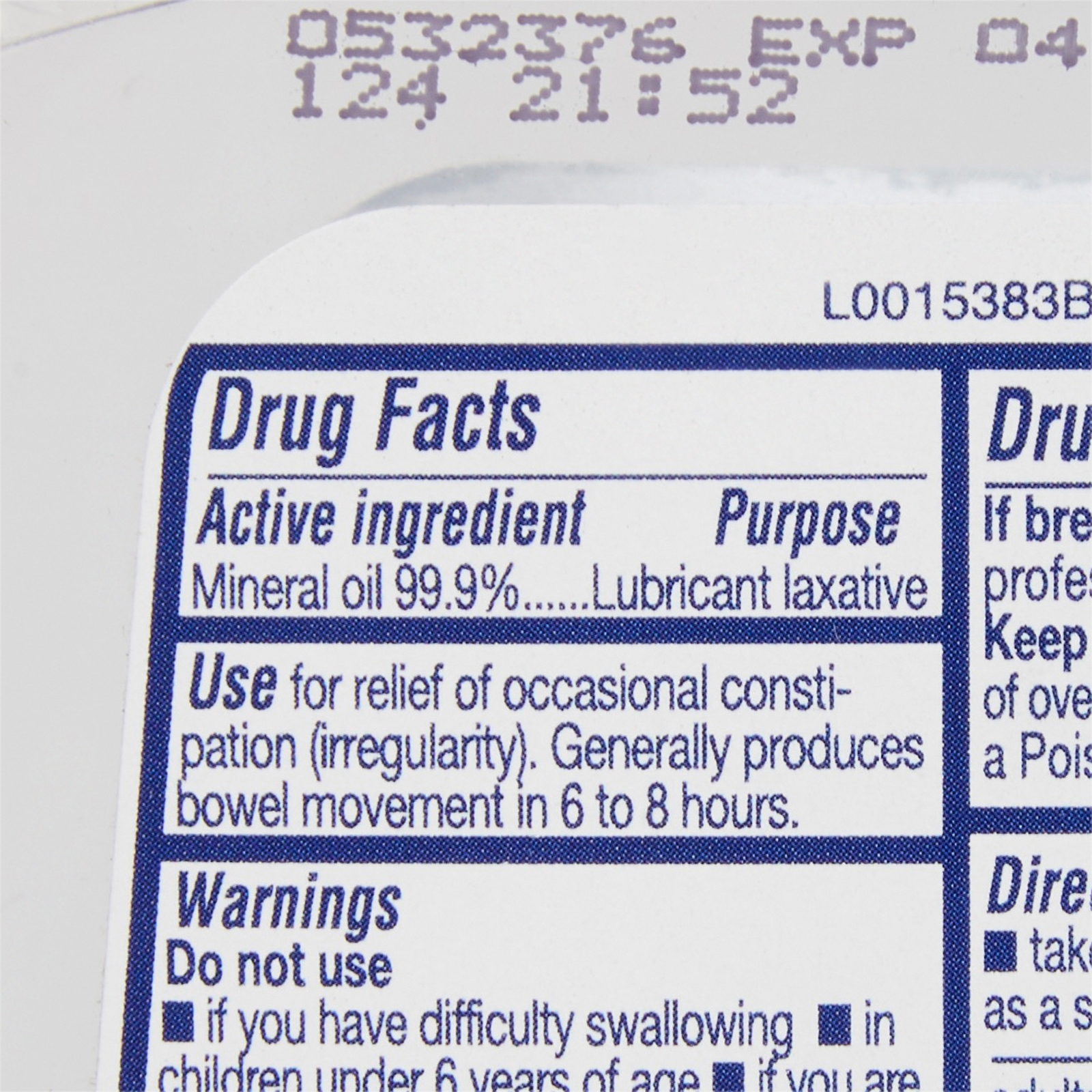 Sunmark Mineral Oil USP Lubricant Laxative 16 Oz for sale online eBay