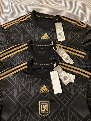 Adidas Los Angeles Football Club Jersey 2022-23 AUTHENTIC LARGE, SMALL New W/TAG - Picture 2 of 5