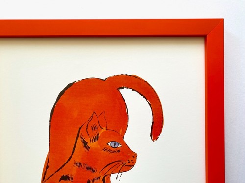 ANDY WARHOL ESTATE RARE VTG 1991 FRAMED COLLECTORS LITHOGRAPH PRINT " SAM " 1954 - Picture 8 of 12