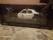 1977 PLYMOUTH FURY POLICE "THE TERMINATOR" 1/24 DIECAST CAR GREENLIGHT CHASE NEW