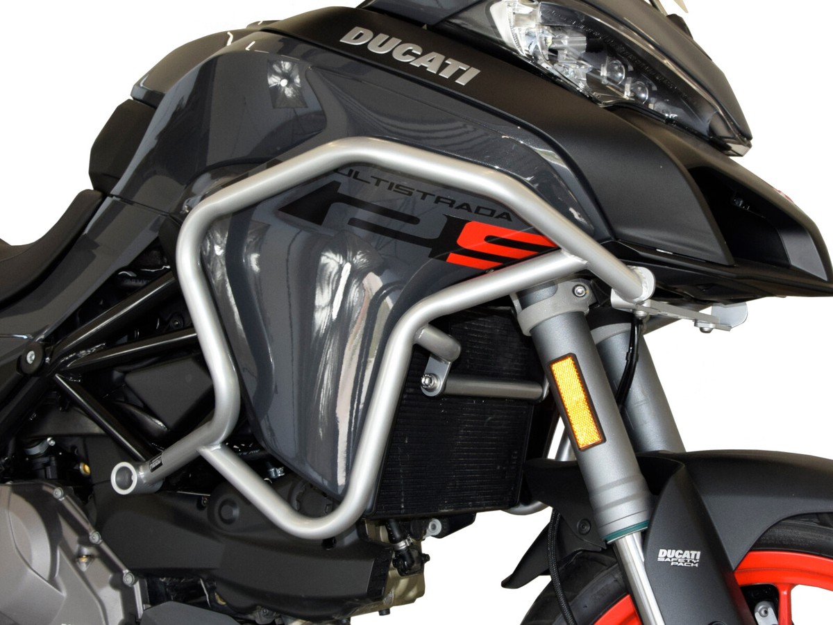 CRASH BARS HEED Ducati Multistrada V2 silver