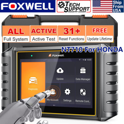 NT710 Bidirectional OBD2 Scanner Diagnostic Tool ABS SRS DPF Oil Reset For Honda