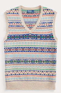 ralph lauren fair isle vest