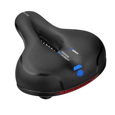Memory Foam Bike Seat Comfort Wide Bicycle Saddle Shock Absorbing Universal Use