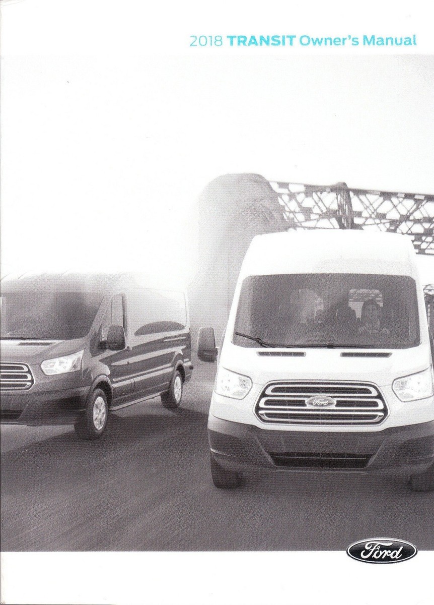 2018 Ford Transit Owner's Owners Glovebox Manual JK3J UK