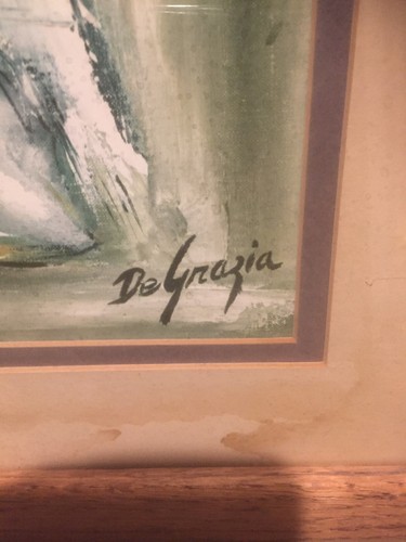 Vintage DeGrazia Beautiful 13" x 16" Signed Framed Print - Picture 3 of 4