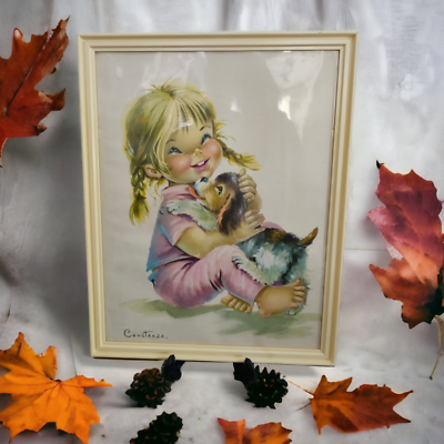 Constanza Sandgaard Denmark Framed Art Print Blonde Little Girl