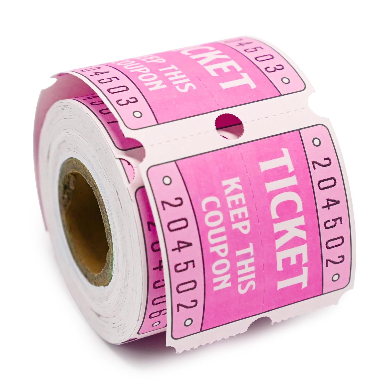 DGBDPACK 250 Raffle Tickets, 50/50 Double Roll Tickets for Raffles, Carnival,...