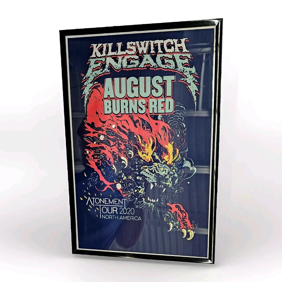 Killswitch Engage Konzertposter 2020 - gerahmt