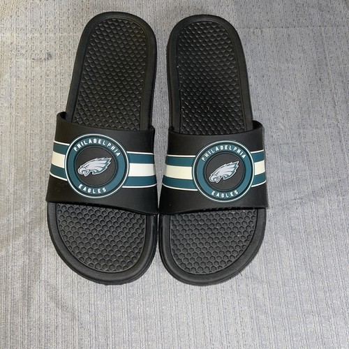 Philadelphia Eagles Foco Herren Flip Flops (M) 9-10 schwarz NFL