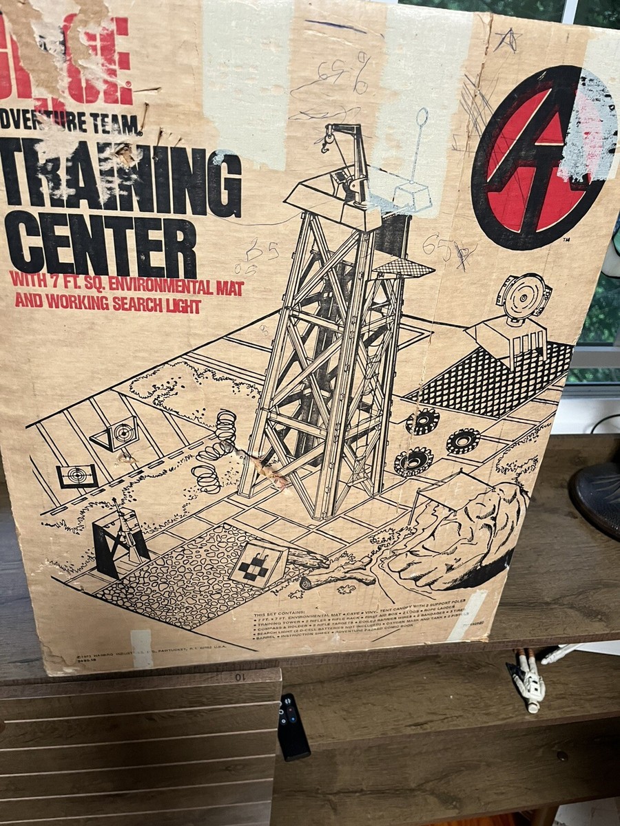 Hasbro GI Joe Training Center Tower w Snake Cave Box Adventure