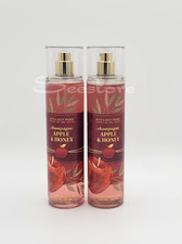 Bath  Body Works Champagne Apple  Honey Fine Fragrance Body Mist 8 oz Set of 2