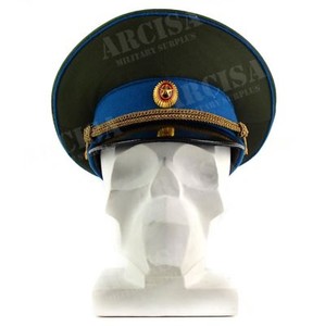 Cappello Ushanka Autentico Dell'esercito Russo Color Cammello Del KGB Con Distintivo Dell'aquila Imperiale Sovietica Incluso - Italia - Foto 6