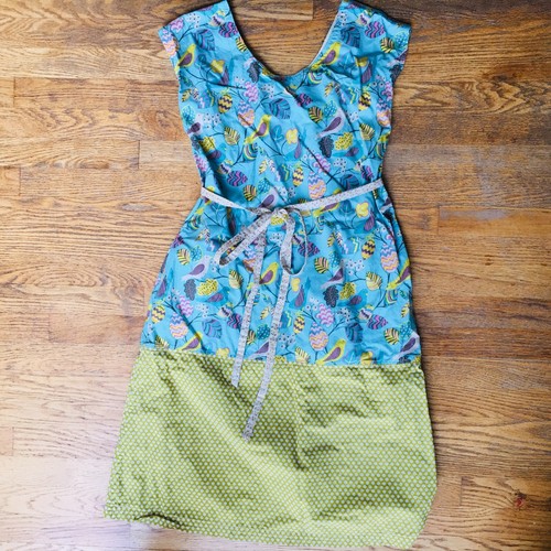 Handmade Pastel Easter Vintage Full Cooking Apron Smock Medium - Picture 5 of 8