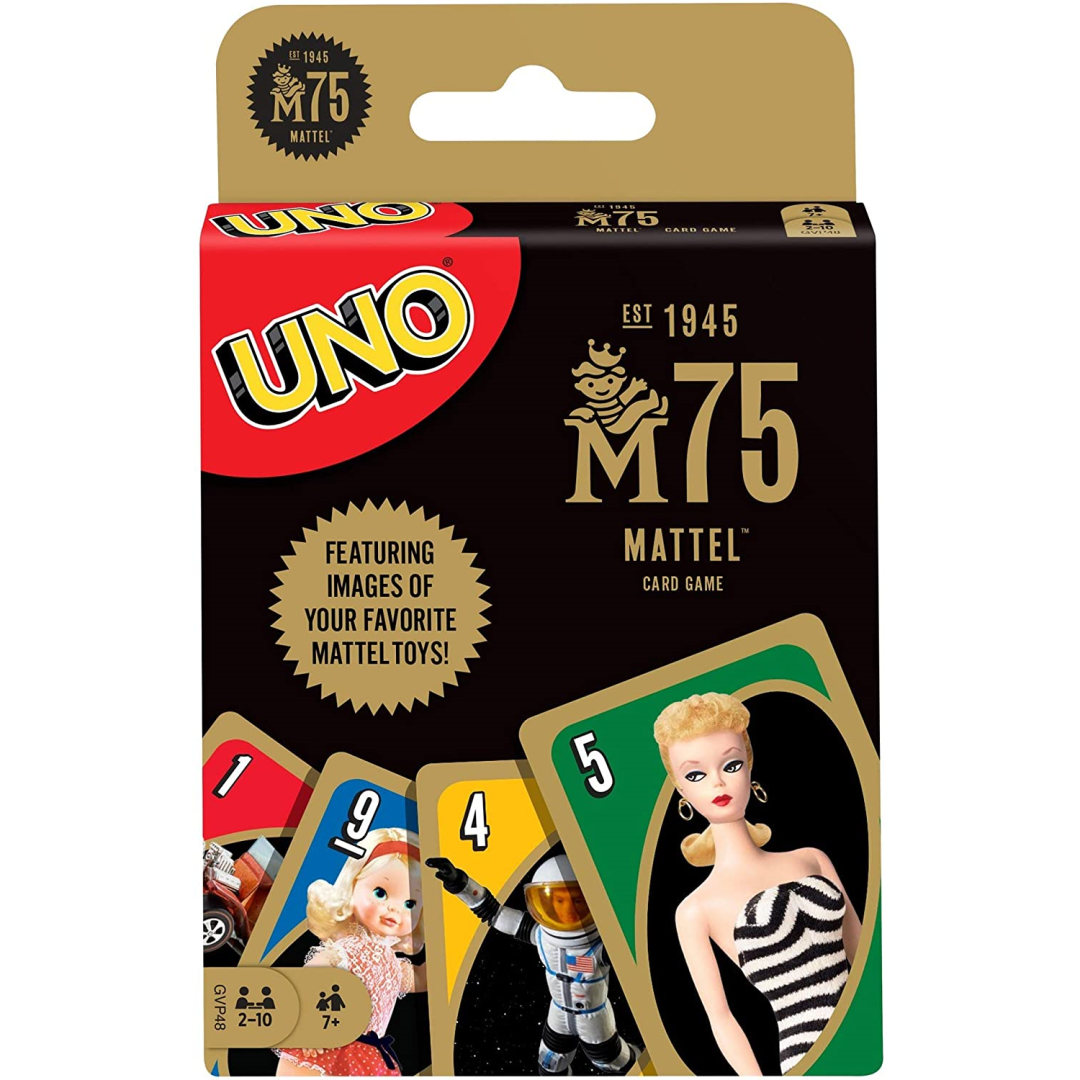 UNO Mattel 75th Anniversary Card Game [GVP48] (Box Damaged)