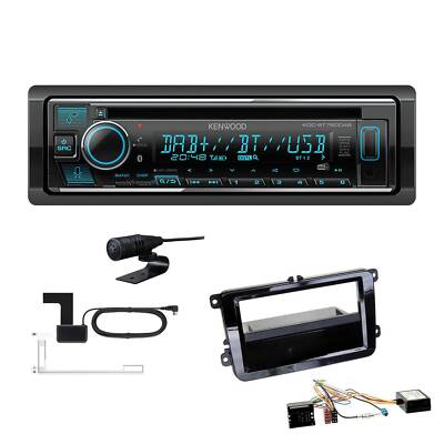 Kenwood 1-DIN Receiver Radio BT DAB Skoda Octavia II Facelift piano black Canbus