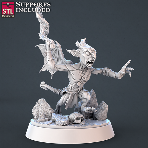 Demon Set 40k DnD Legion Terrain Scenery Tabletop Miniatures 28mm - Picture 4 of 8