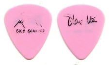 David Lee Roth Steve Vai Signature Skyscraper Pink Guitar Pick - 1988 Tour
