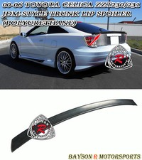Fits 00-06 Toyota Celica Bb-style Trunk Lip Spoiler Wing Urethane