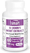 Supersmart St John'S Wort Extract 900Mg per Day (0.3% Hypericin) - Emotional Wel