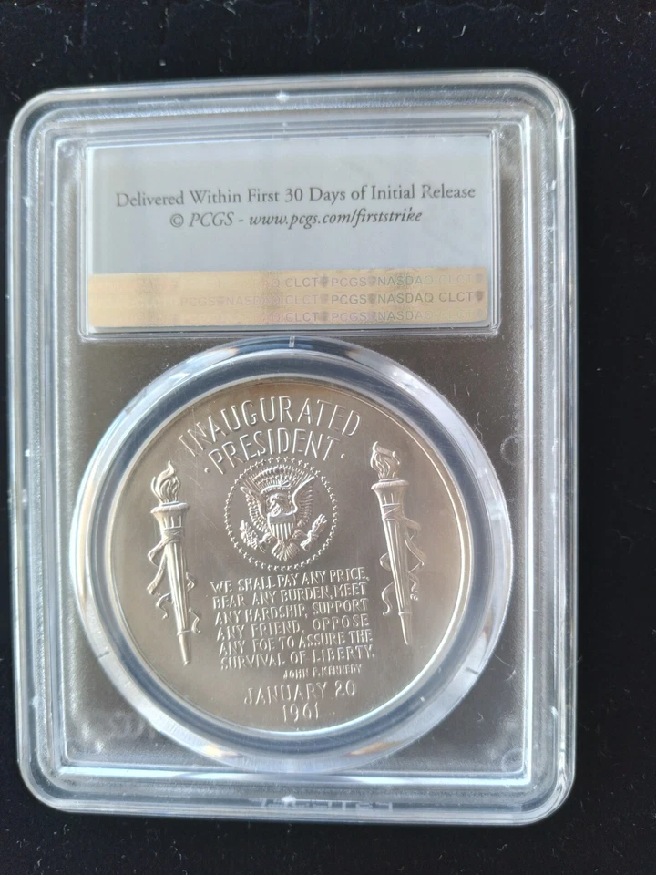 2015 John F. Kennedy Silver Medal PCGS MS68 First Strike Chronicles Set - Image 3 of 4