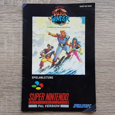 Anleitung Pirates of the Dark Water Super Nintendo SNES Spielanleitung Deutsch