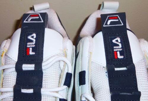 NUEVAS ZAPATILLAS DE COLECCIÓN AÑOS 90 FILA (BLANCAS/MARINAS/ROJAS) 8,5 - Imagen 3 de 7