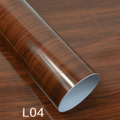 1M Wood Grain Retro Sticker Self-adhesive Vinyl Decal Car Internal Film DIY New