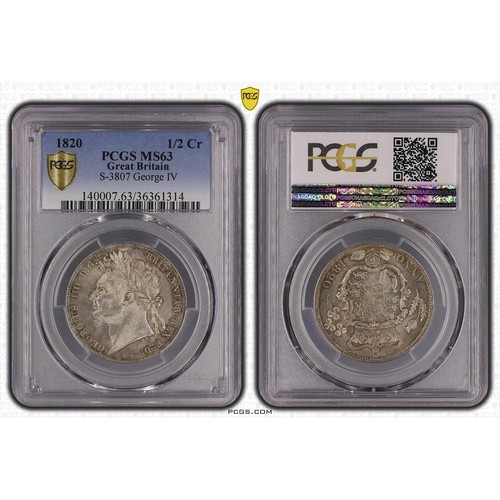 Great Britain, George IV, Halfcrown 1820, PCGS MS 63 - Picture 6 of 8