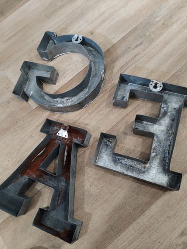Garage Sign 3D metal letter set mancave wall sign shed workshop Garage VAC135 - Picture 13 of 14