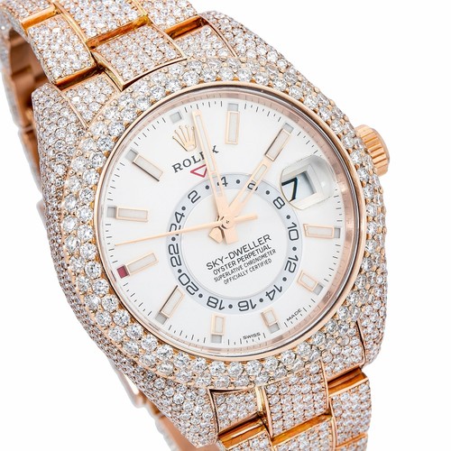 ROLEX SKY DWELLER WATCH 326935 ROSE 
