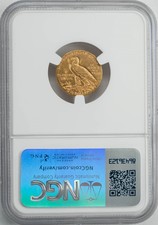 2点まとめ売り MS 63 Graded 1914 Year Quarter Eagle $2.50 US Gold Coins