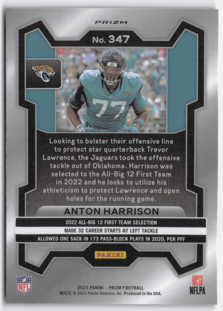 2023 Panini Prizm #347 Anton Harrison Red Sparkle | eBay