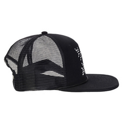 Casquette Baseball Oxbow Noire Ajourée - Taille Unique (52-60 Cm) - Unisexe - Neuf Avec étiquettes