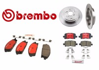 Acura Mdx 2003-2006 Set Of Rear Disc Brake Pads And Rotors Brembo on sale Acura Mdx 2003-2006 Set Of Rear Disc Brake Pads And Rotors Brembo on sale