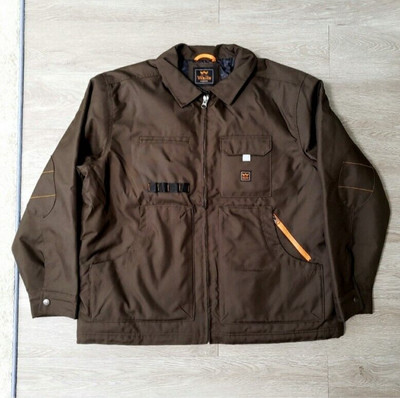 NWOT Men's Walls brown water-resistant utility work jacket size 2XL Fall Winter