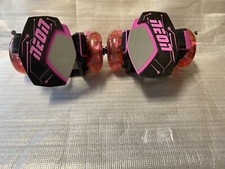 Yvolve Neon Street Rollers   Light Up Wheels Adjustable Skates Pink Preowned