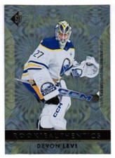 23/24 2023 SP HOCKEY DEVON LEVI #103 ROOKIE AUTHENTICS GOLD PATTERNED FOILBOARD