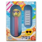 2021 PEZ Chillin Sunglass Emoji Dispenser & 6x 5 g .999 Silver Wafers 4000 made