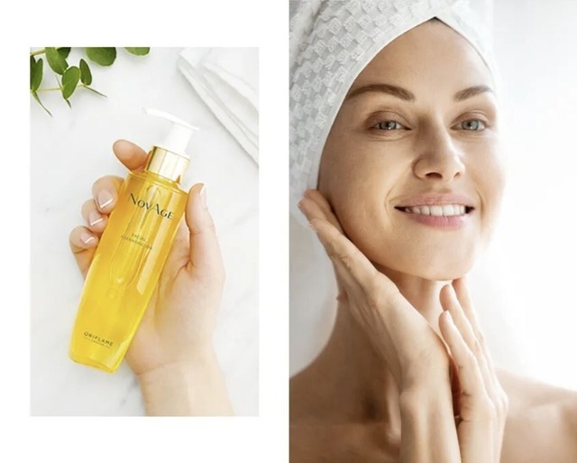 Oriflame NovAge Facial Cleansing Oil for All Skin Types 150ml for sale