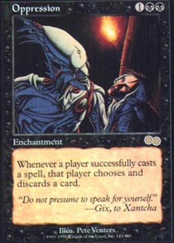 Oppression Urza's Saga Near Mint, English - MTG